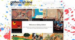 Desktop Screenshot of galleryonline.com